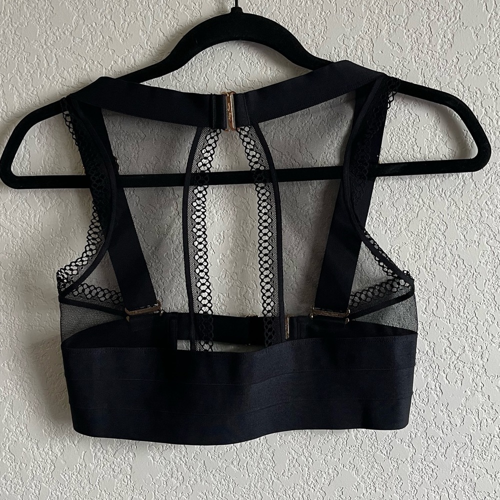NWOT Honey Birdette Black Bralette S
